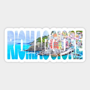 RIOMAGGIORE - Cinque Terre, Italy Sticker
